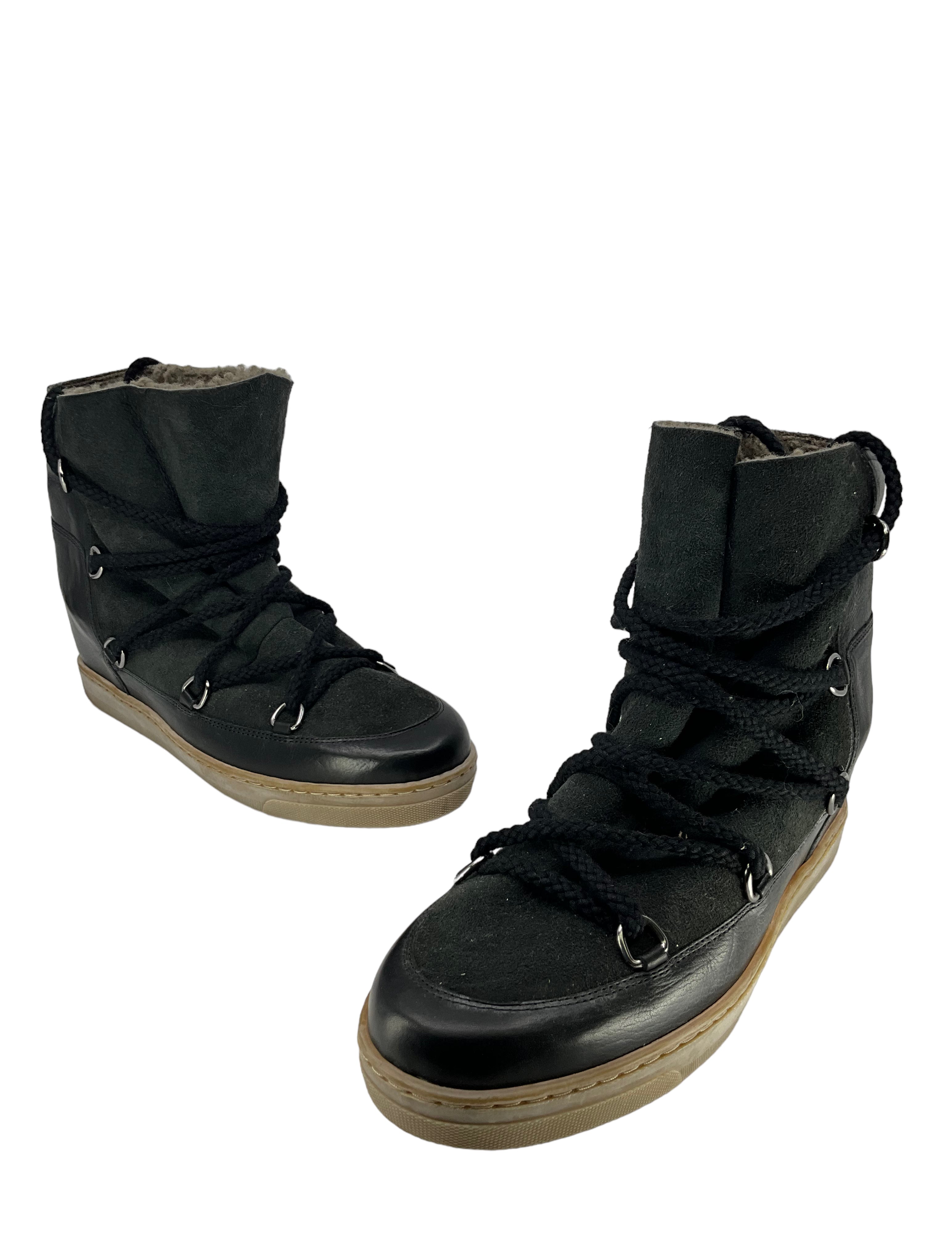 Isabel Marant Black Nowles Boots Size 11