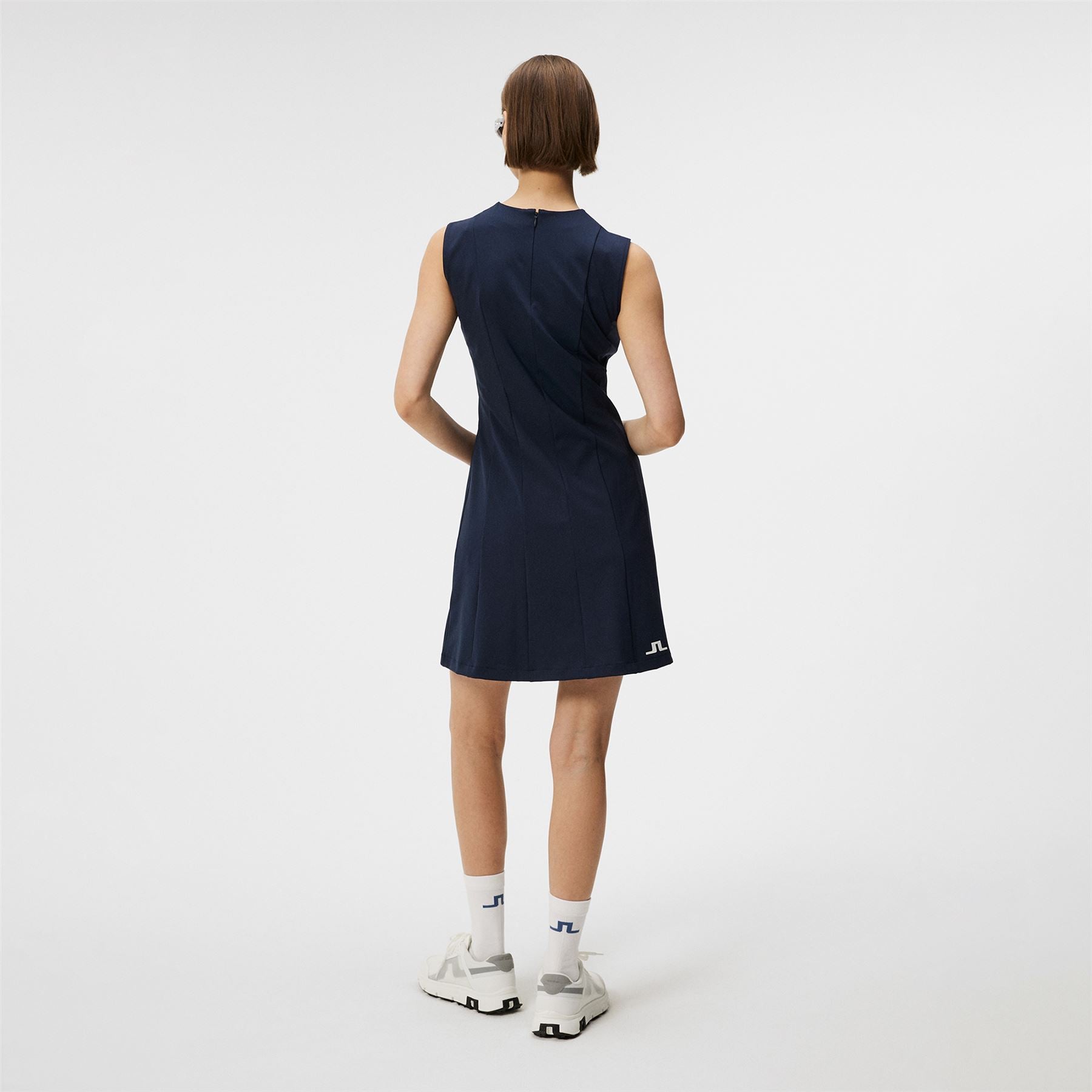 Jasmin Lux Sculpt Dress for Women in Navy - SS24