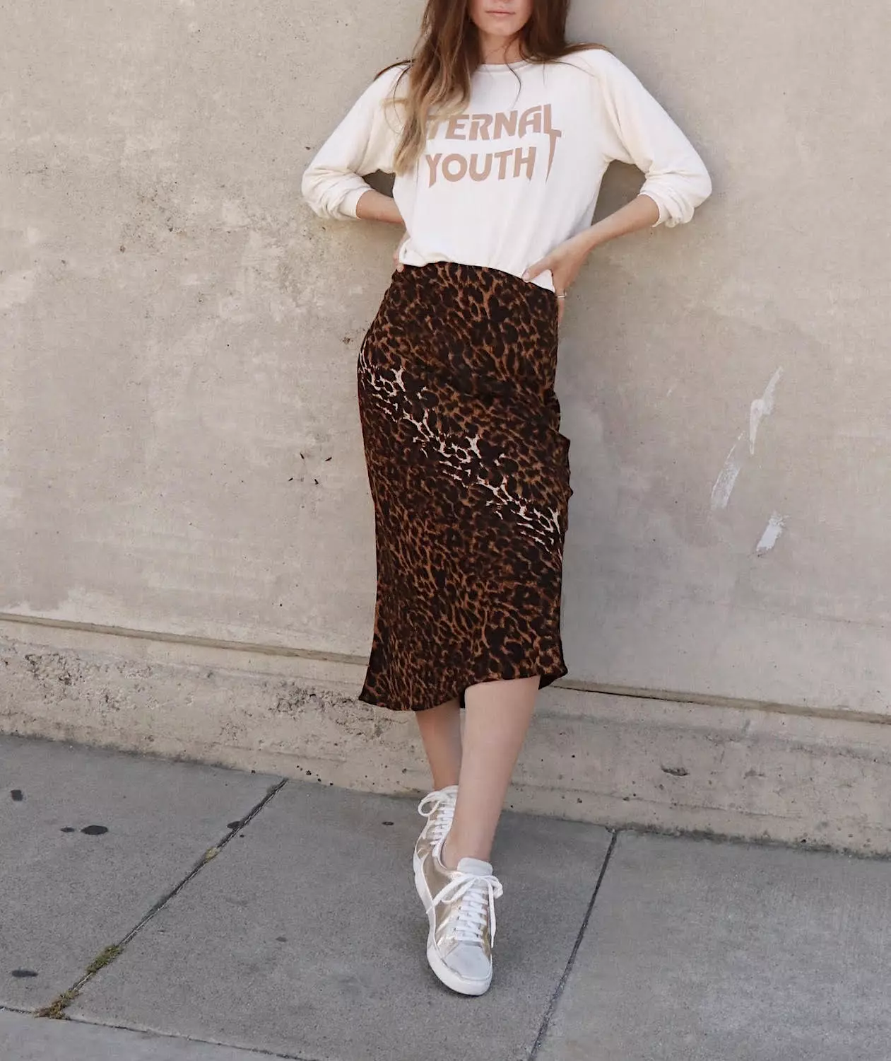 Jen's Pirate Booty Leopard Print Aleja Skirt