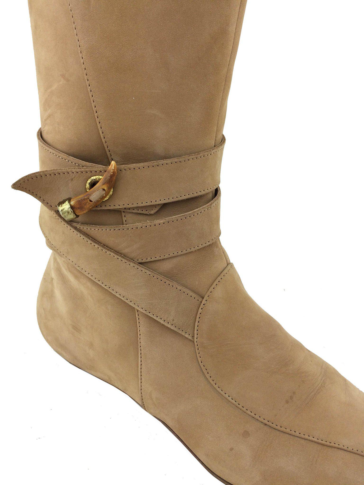 Jimmy Choo Suede Buckle Knee-High Boots Size 8.5 - Buy Online Now