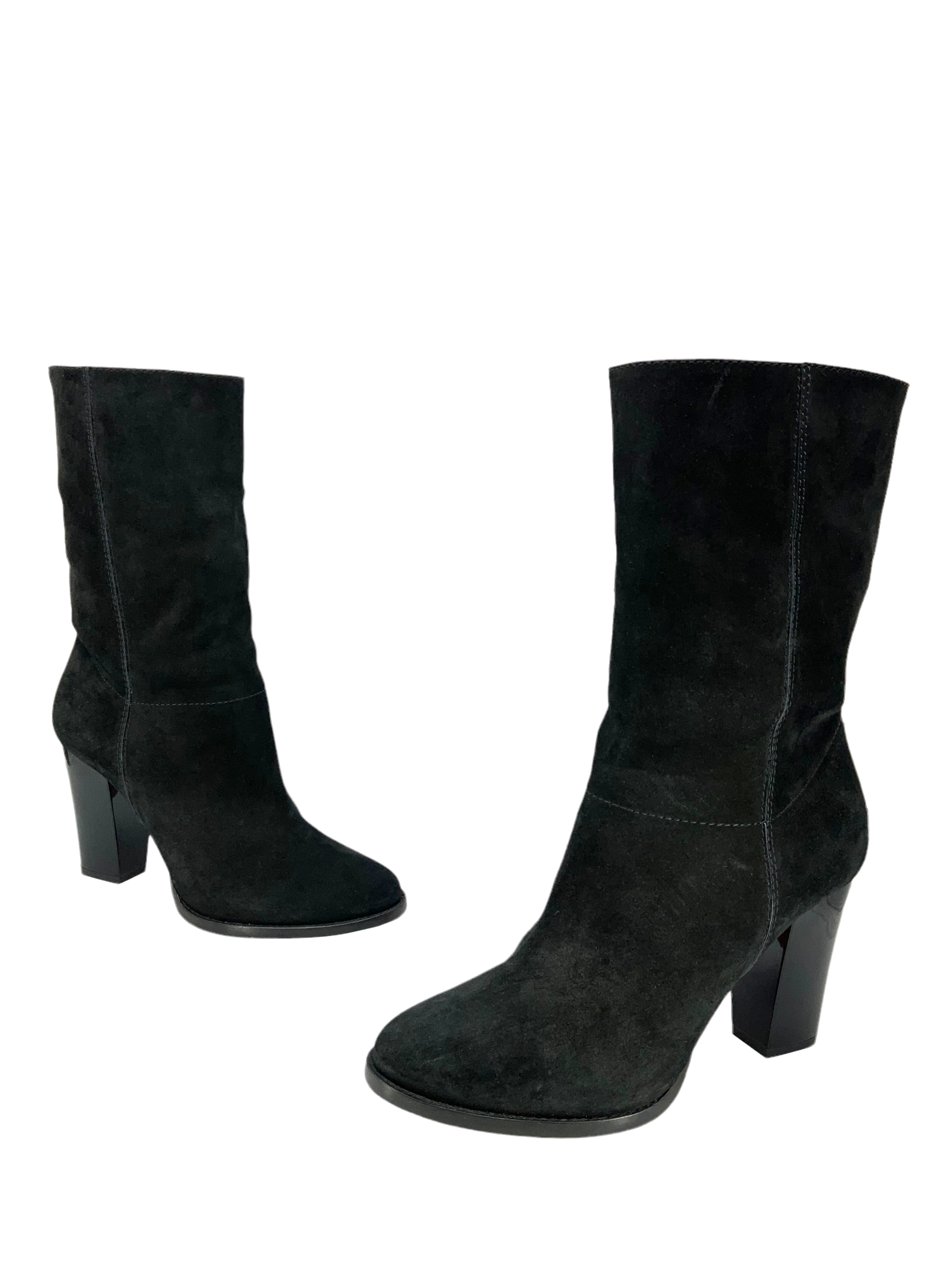 Jimmy Choo Tourmaline Suede Boots Size 7.5