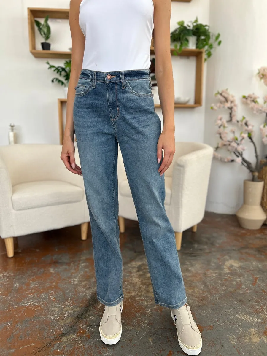 Judy Blue High Waisted Straight Leg Jeans