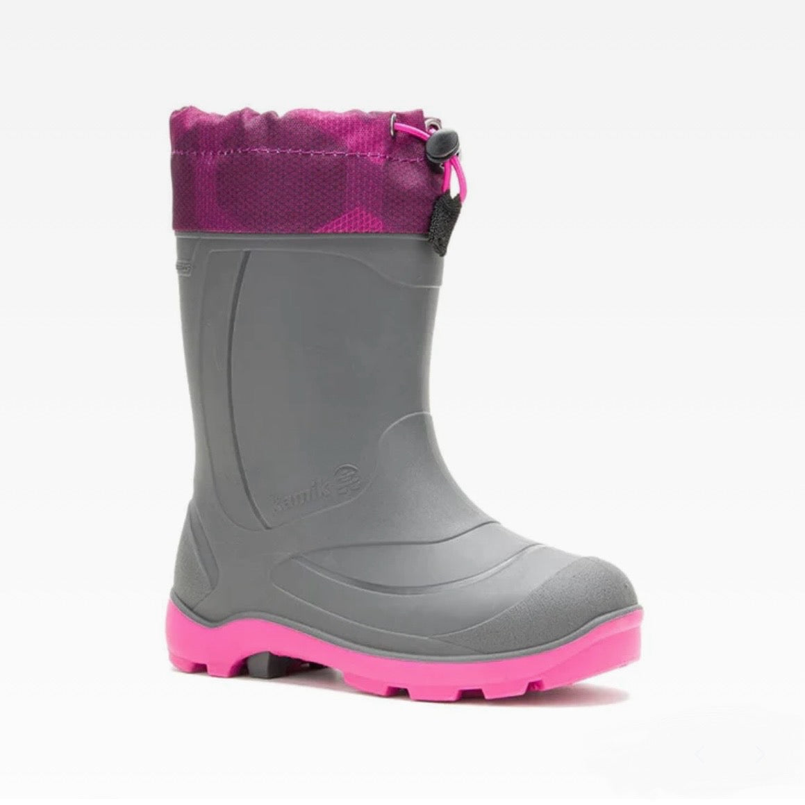 Kamik Black Charcoal Magenta Snobuster 2 Boot