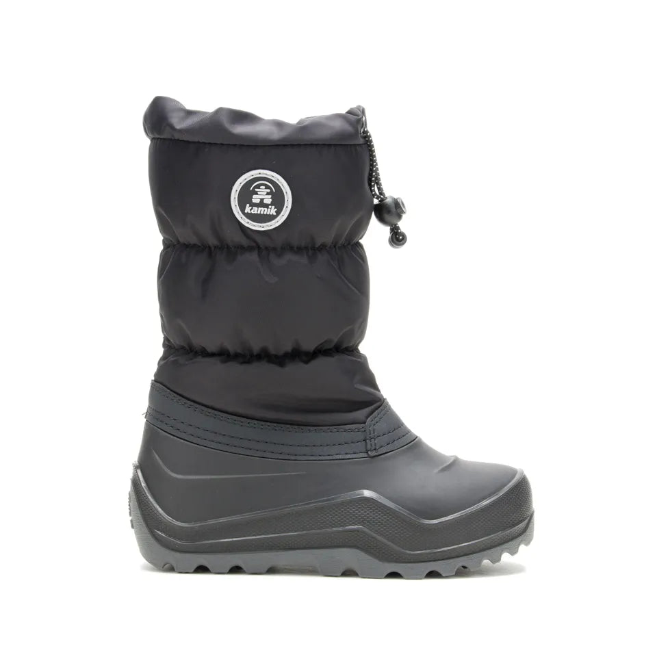 Kamik Black Snowcozy Kids Boot