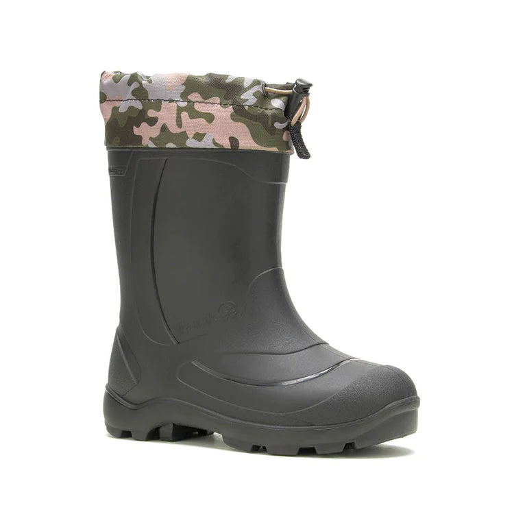 Kamik light pink camo snow boots