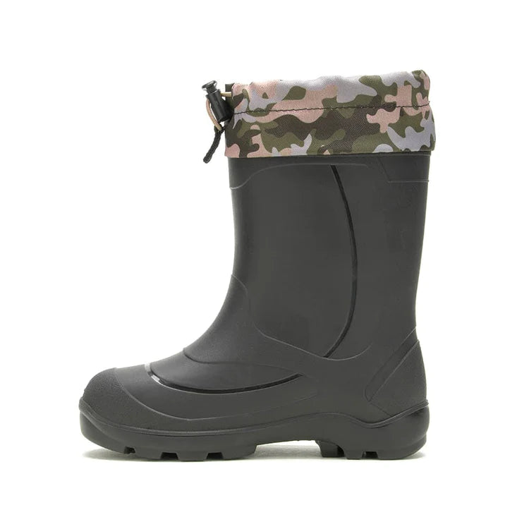 Kamik light pink camo snow boots