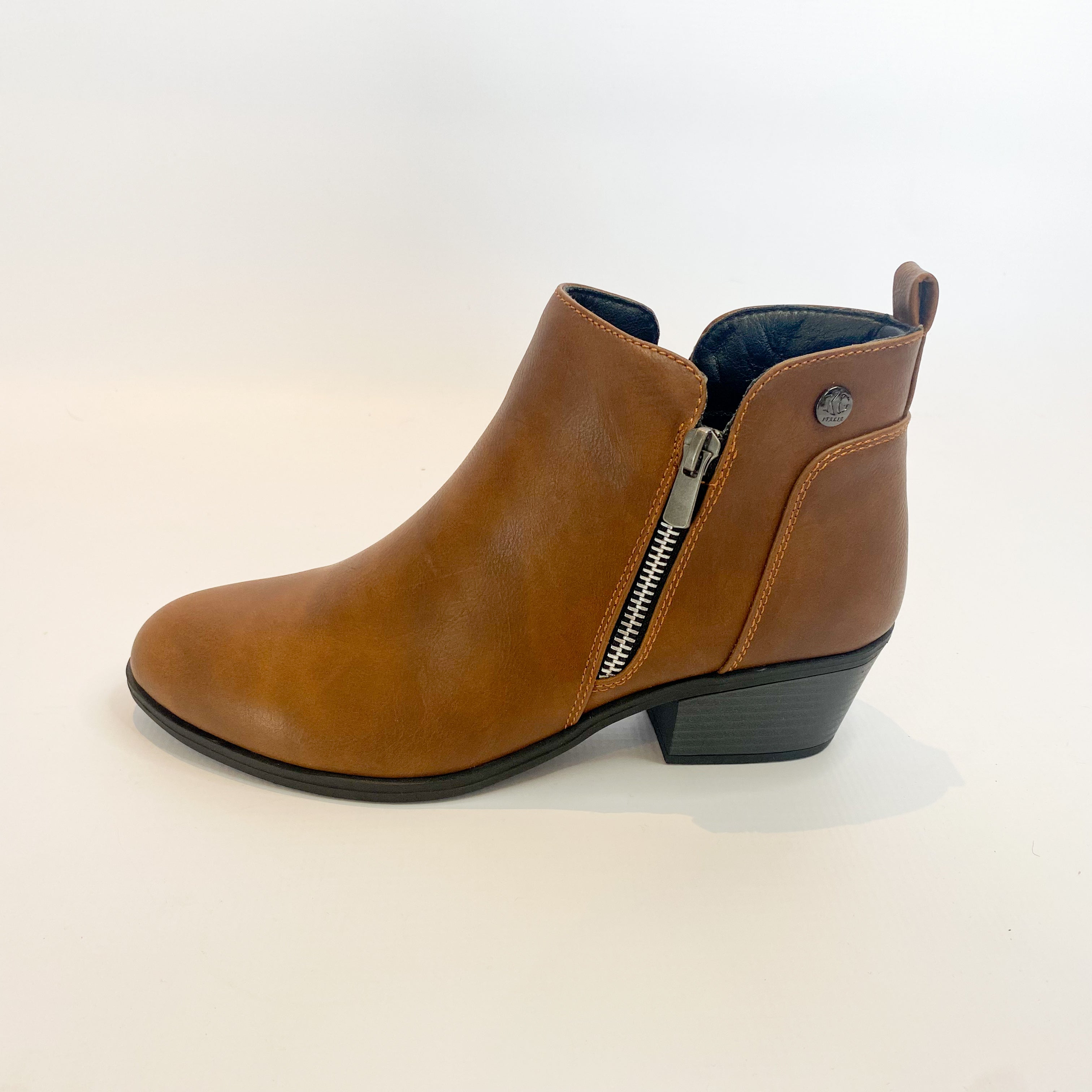 KG brown side zip boot - search result: Brown side zip boot by KG