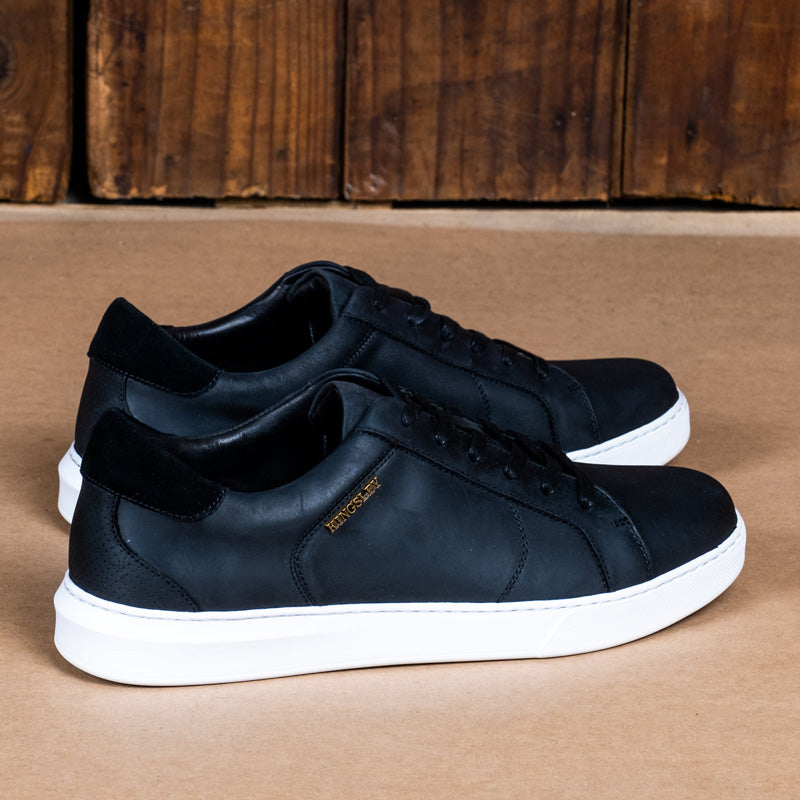 Kingsley Heath Black Brass White Detailed Ch Sneaker