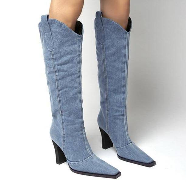 Knee High Western Boots