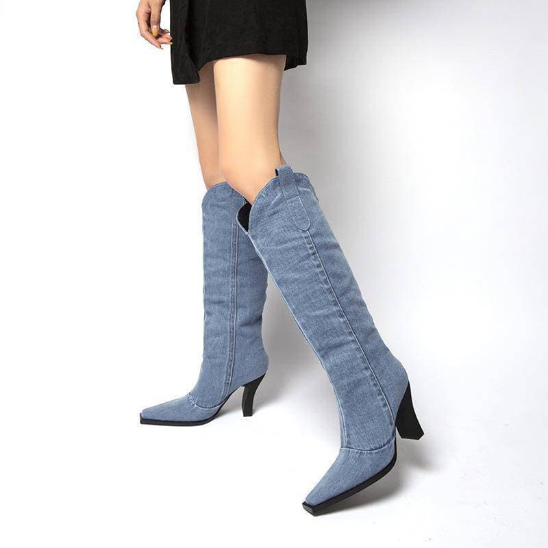 Knee High Western Boots