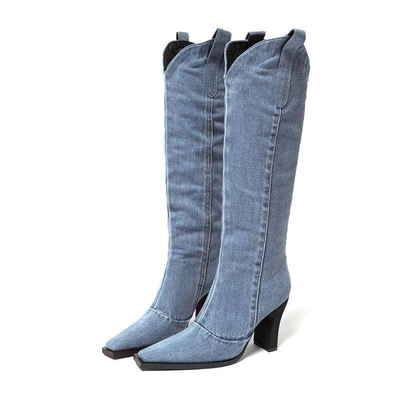 Knee High Western Boots