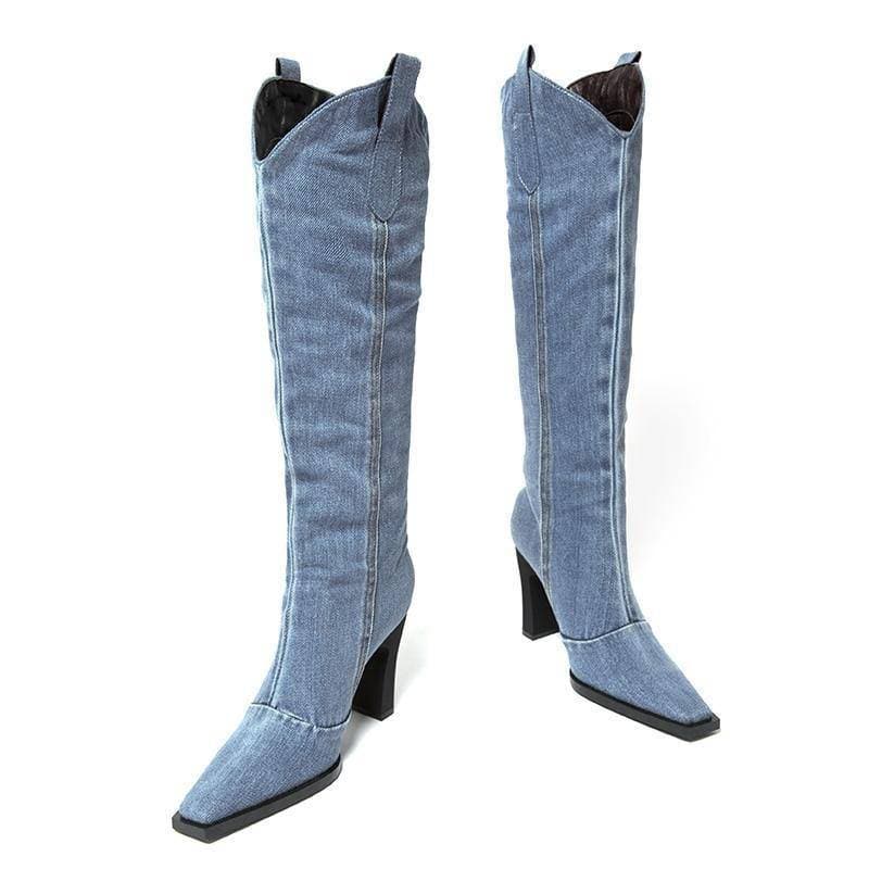 Knee High Western Boots