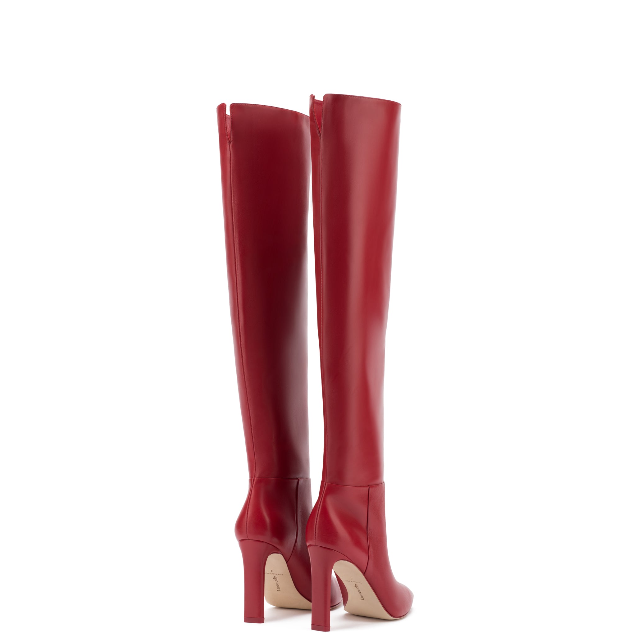 Larroudé Jennifer Fisher Boot Blood Red Leather