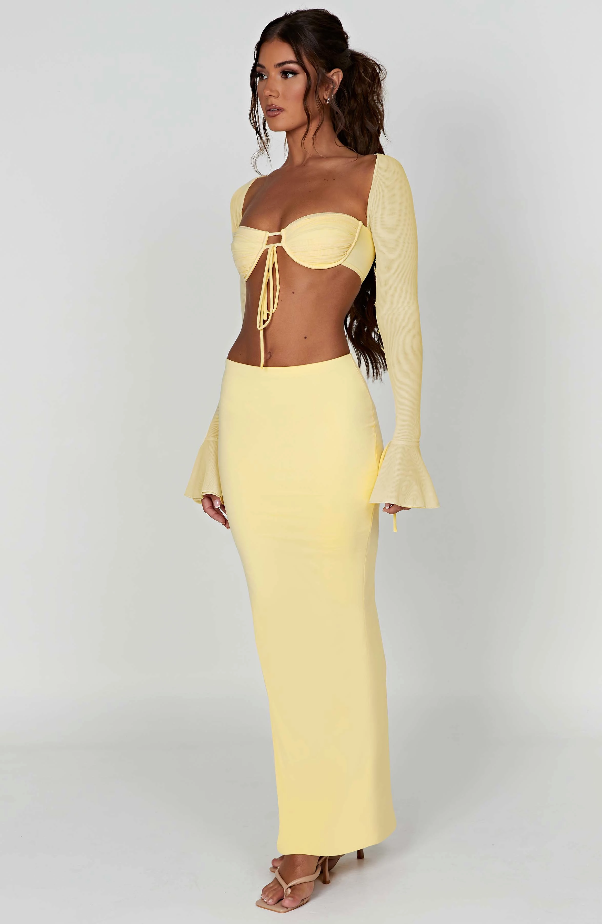 Lemon Maxi Skirt - Astrid