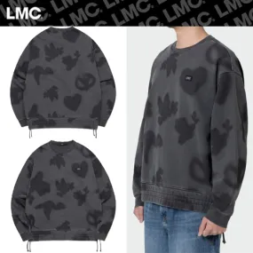 Unisex Long Sleeve Street Style Sweatshirts with Logo by LMC.