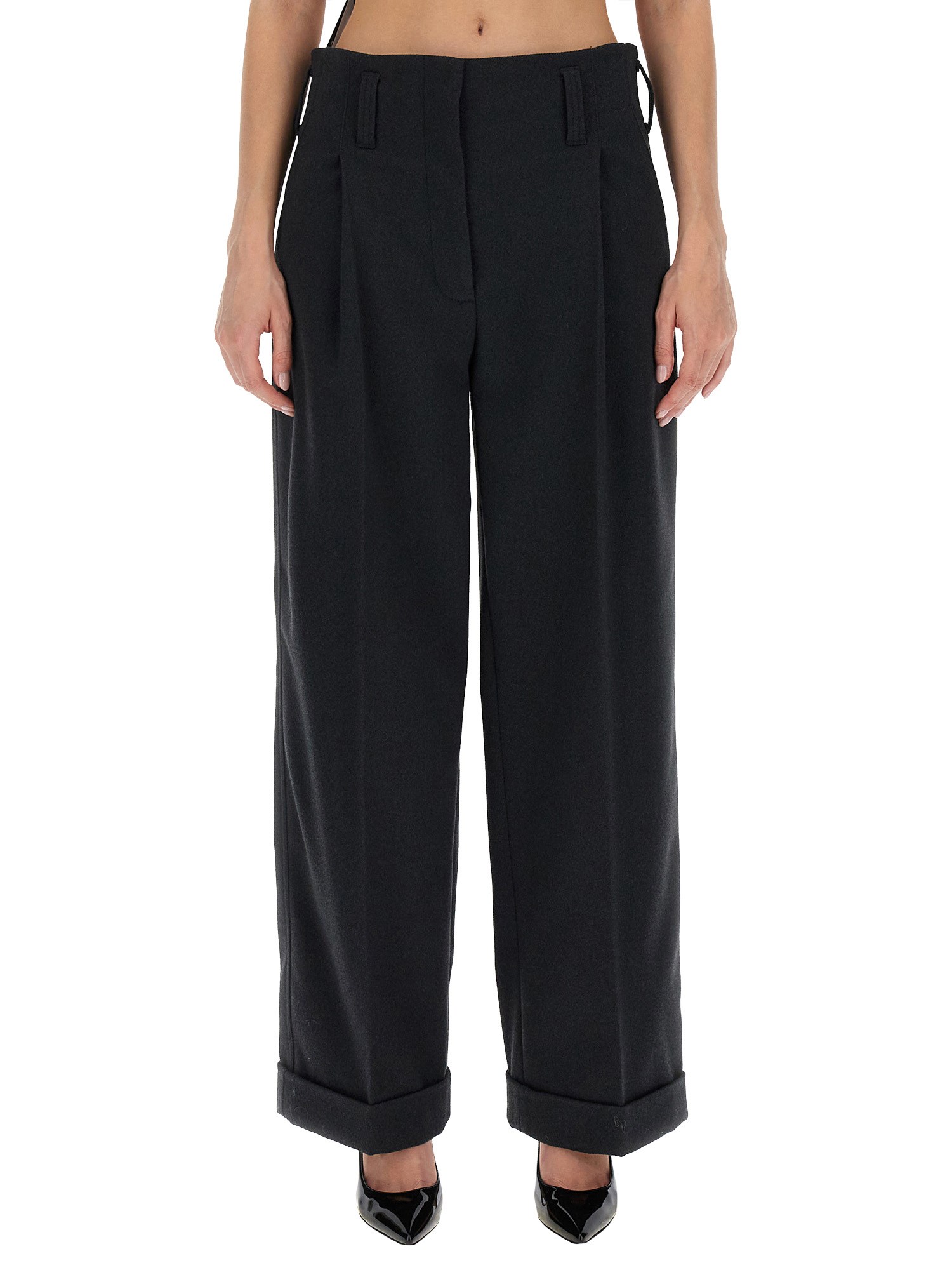 Lorenzo Serafini wide leg pants.