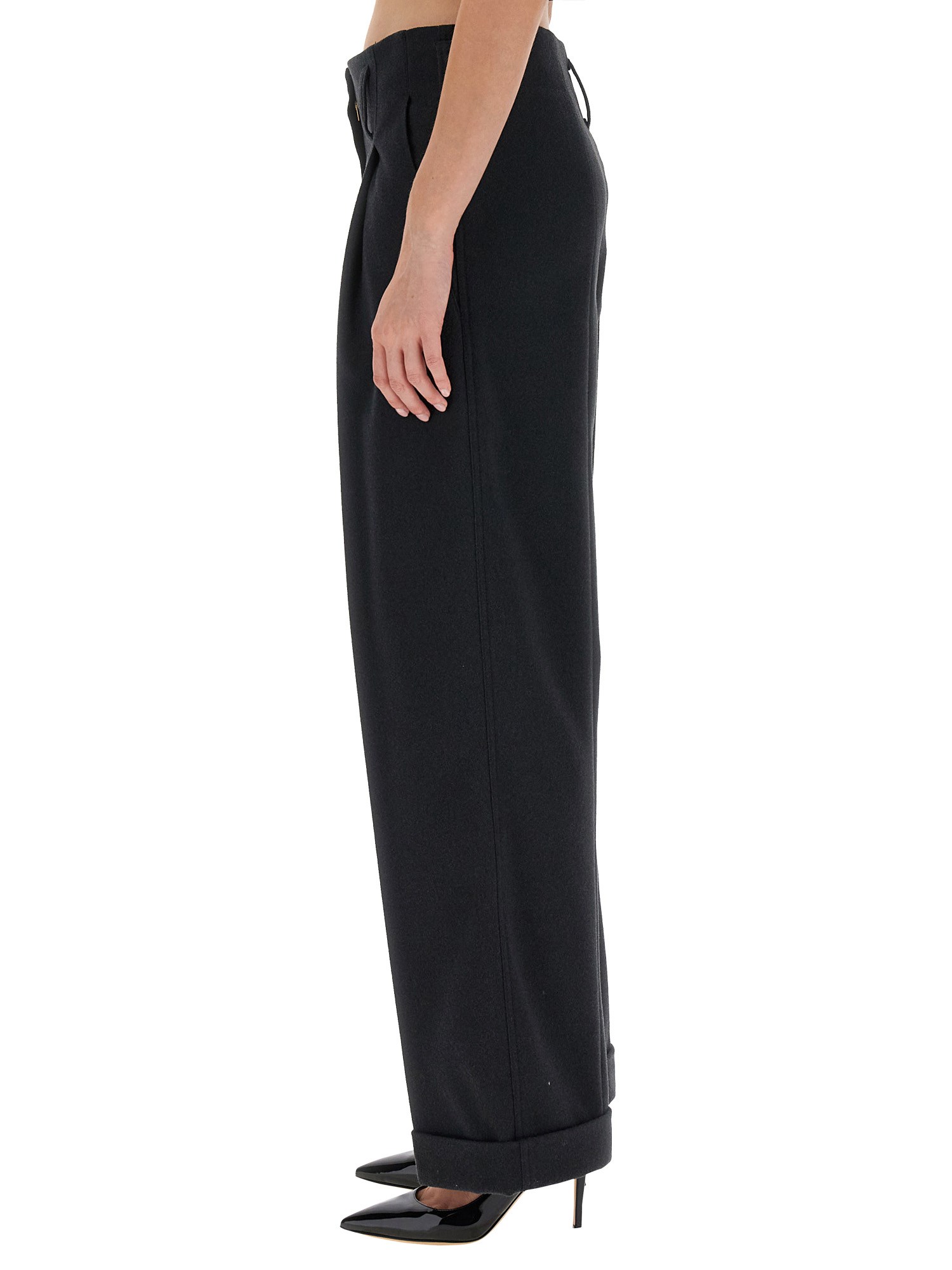 Lorenzo Serafini wide leg pants.