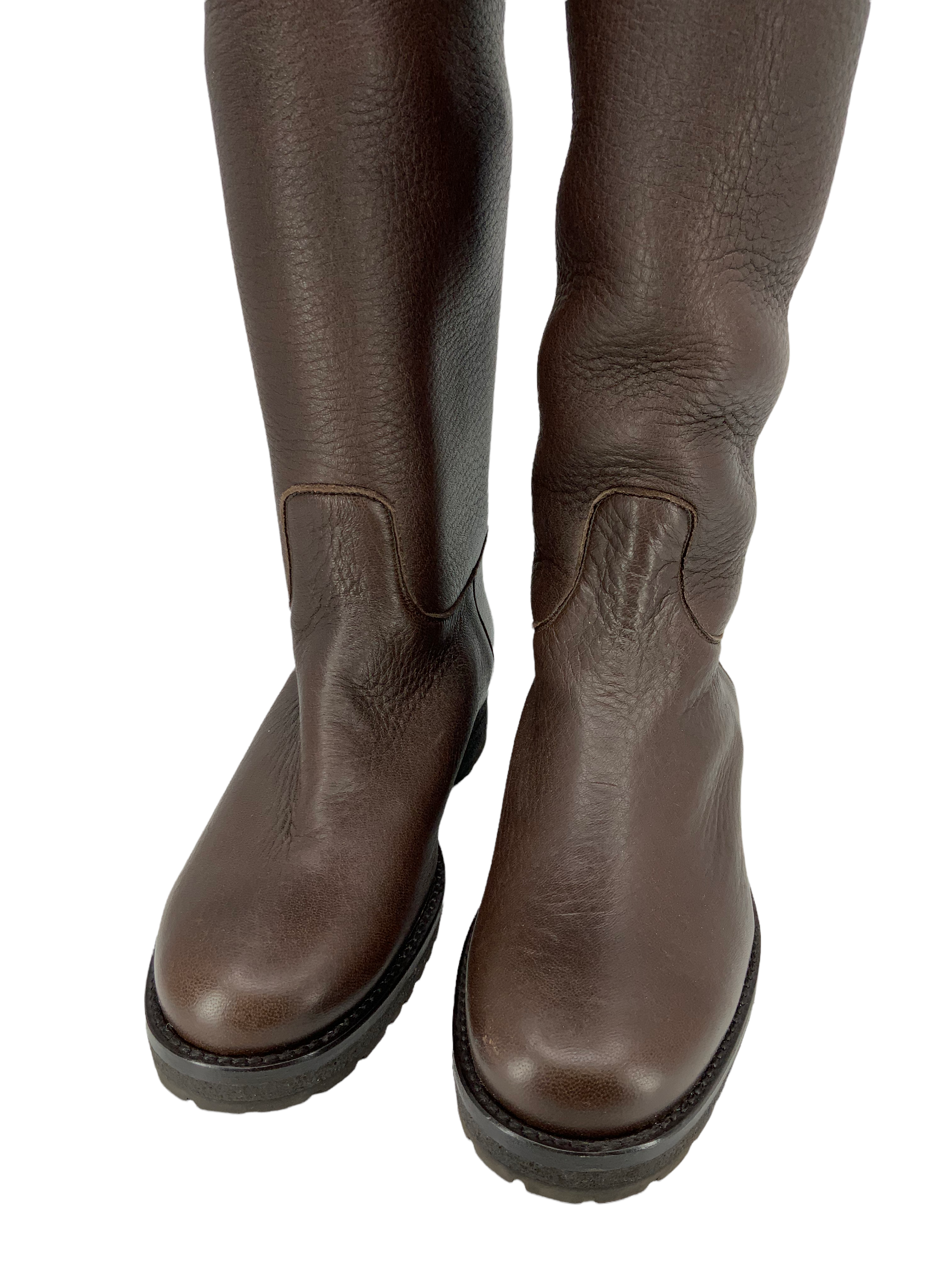 Loro Piana Knee-High Sauvanne Boots - Size 8.5