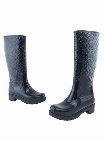 Louis Vuitton Rubber Splash Rain Boots - Size 6.5/37