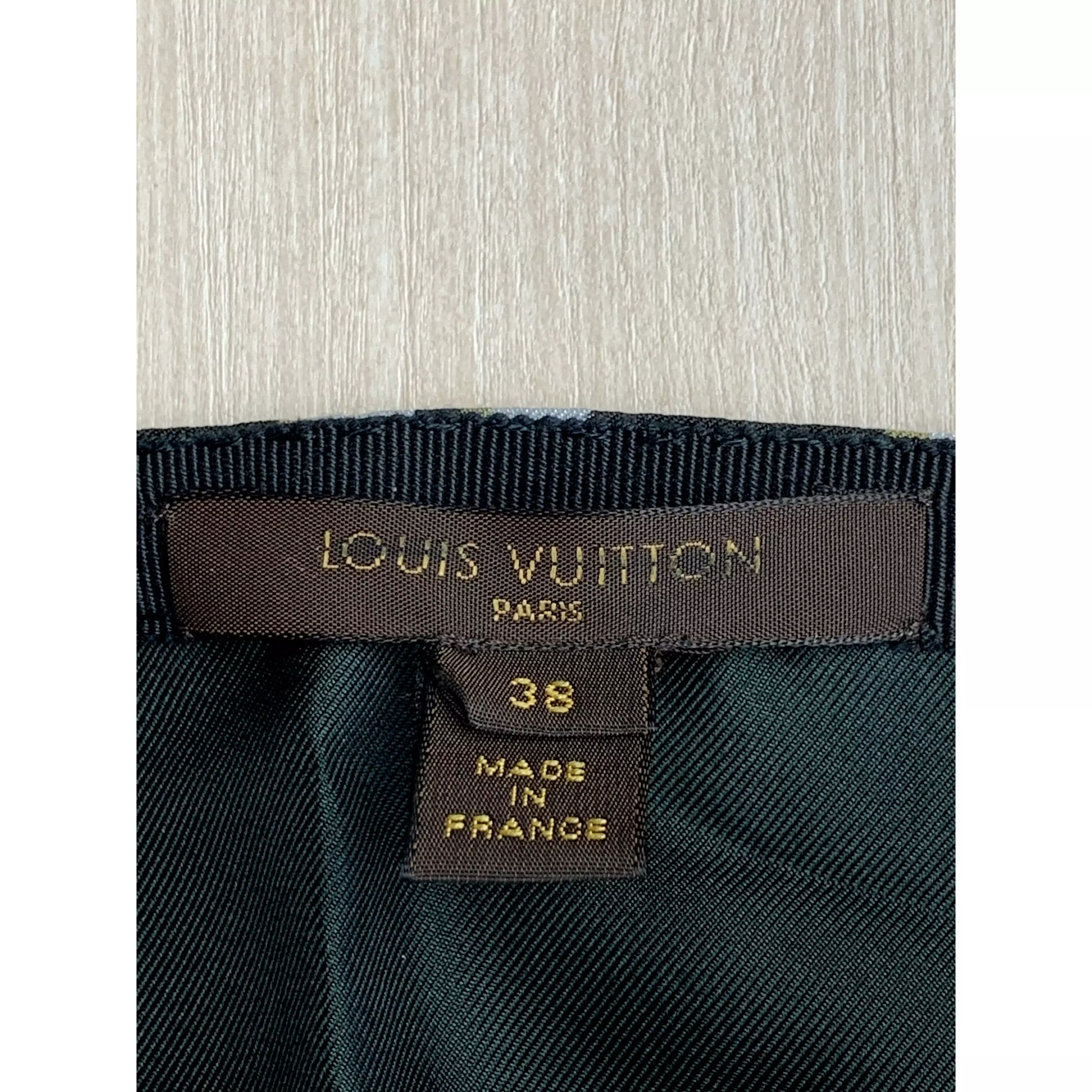 Louis Vuitton Skirt Size 38 Multicolor Rayon