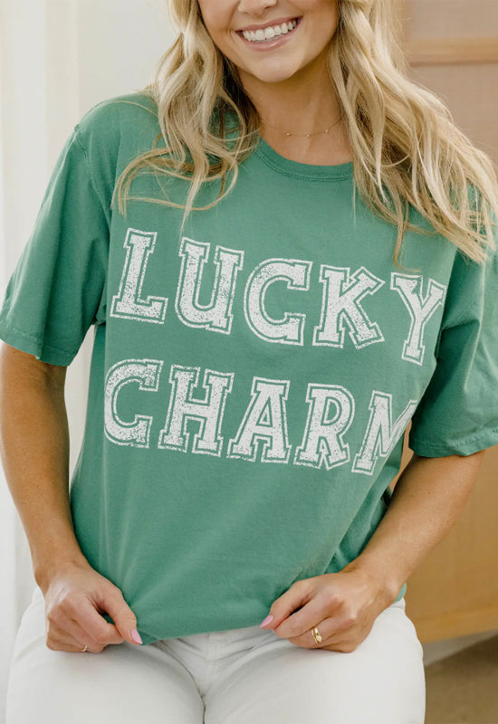 Lucky Charm Tee Green - LivyLu