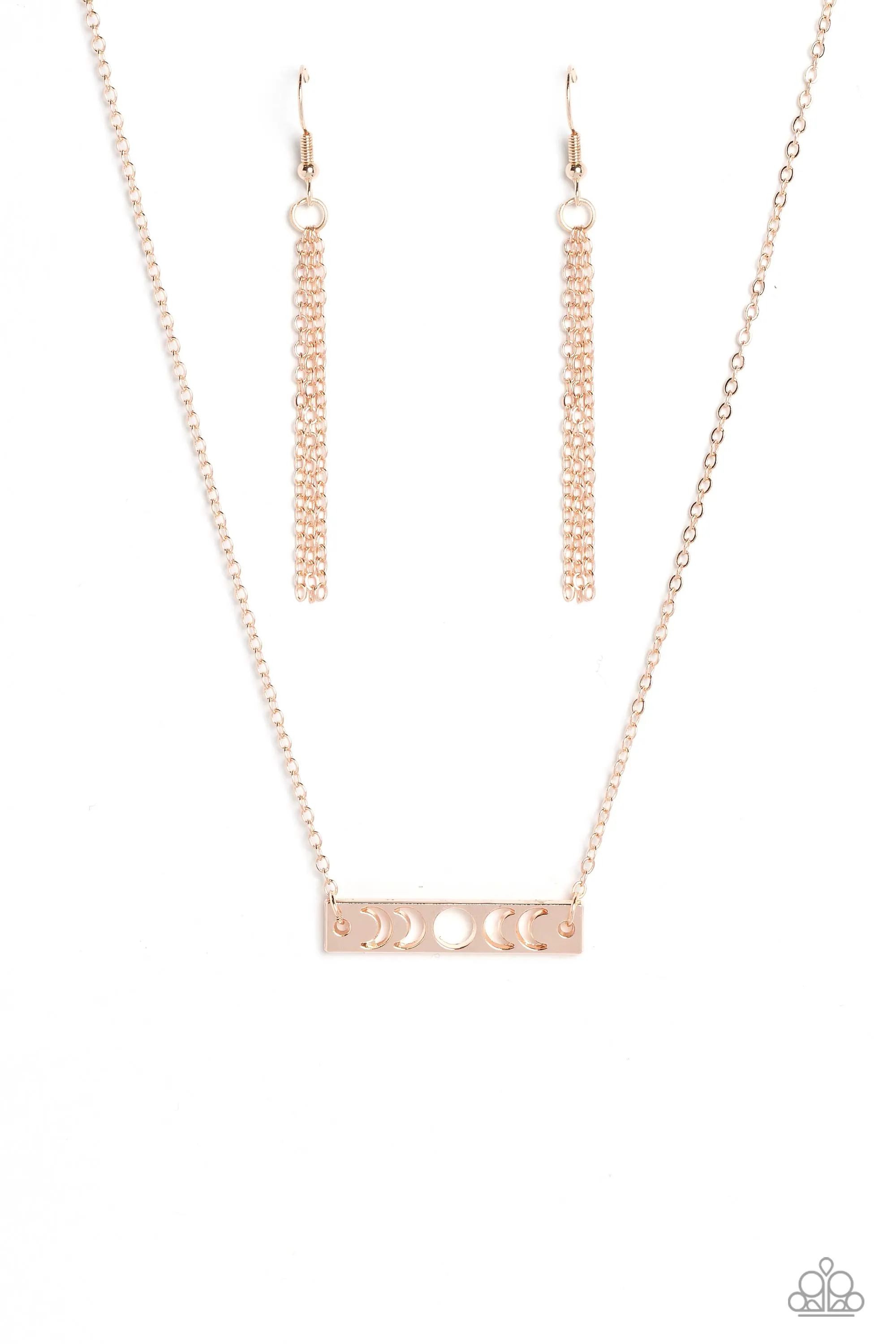 LUNAR or Later Rose Gold Paparazzi Necklace