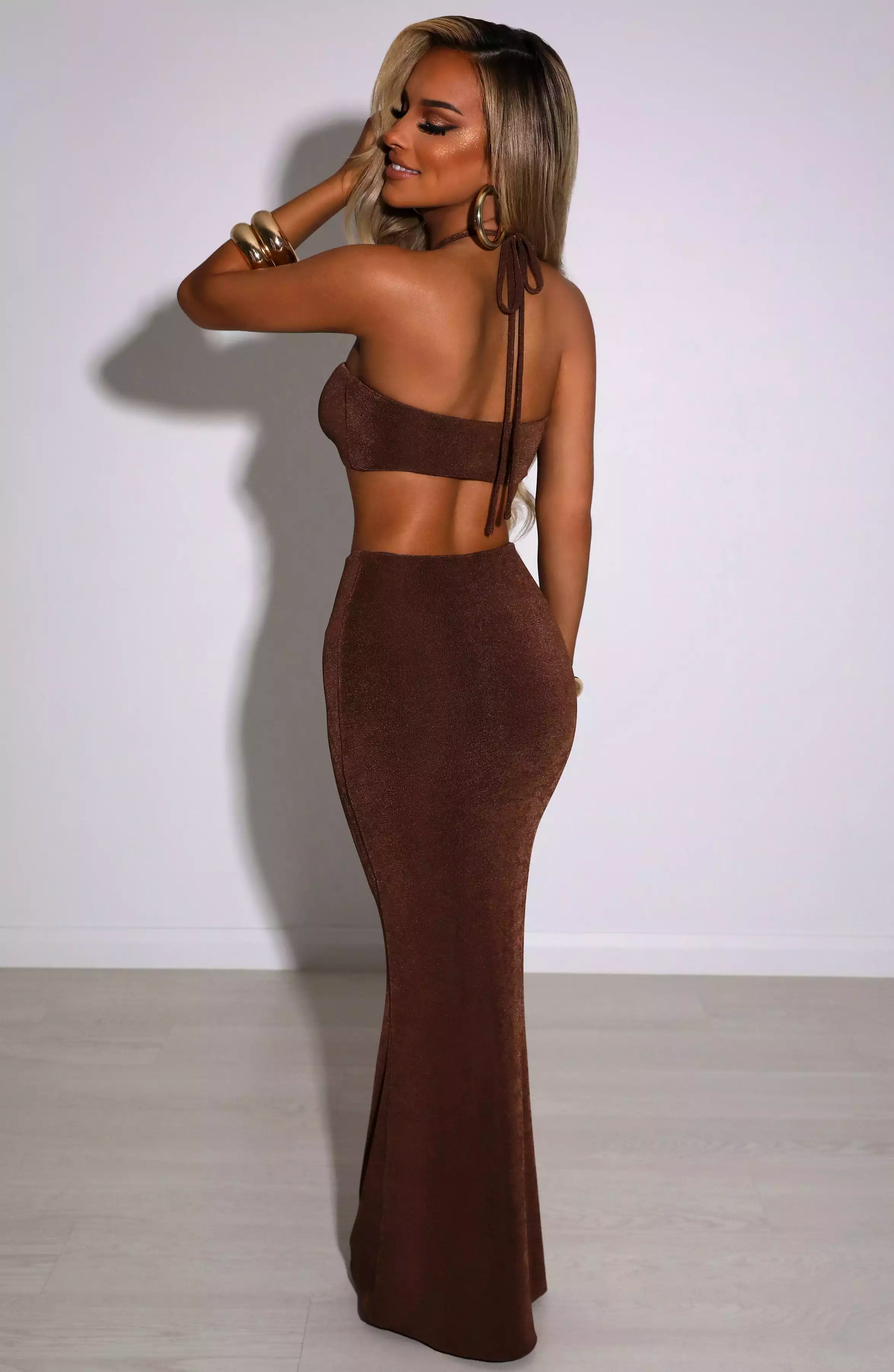 Maxi Skirt - Chocolate Elita