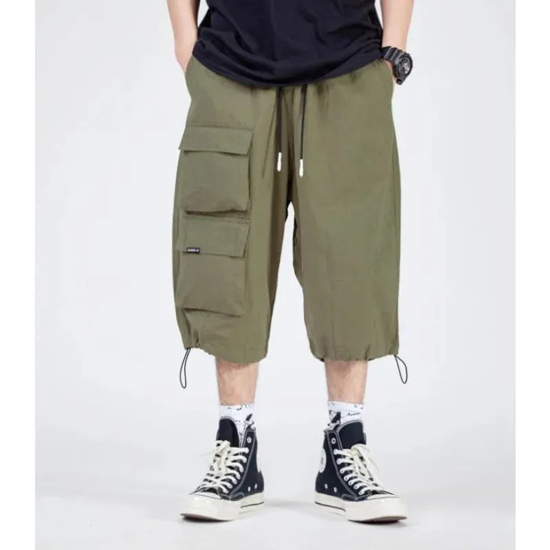 Men's Cargo Shorts - Summer Casual Multi Pocket Elastic Loose Fit