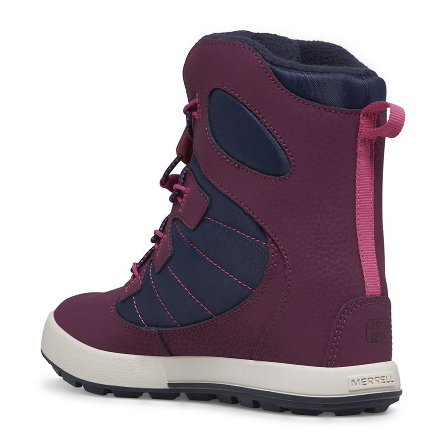 Merrell Navy Berry Snow Bank 4.0 Waterproof Boot - Shop Now!