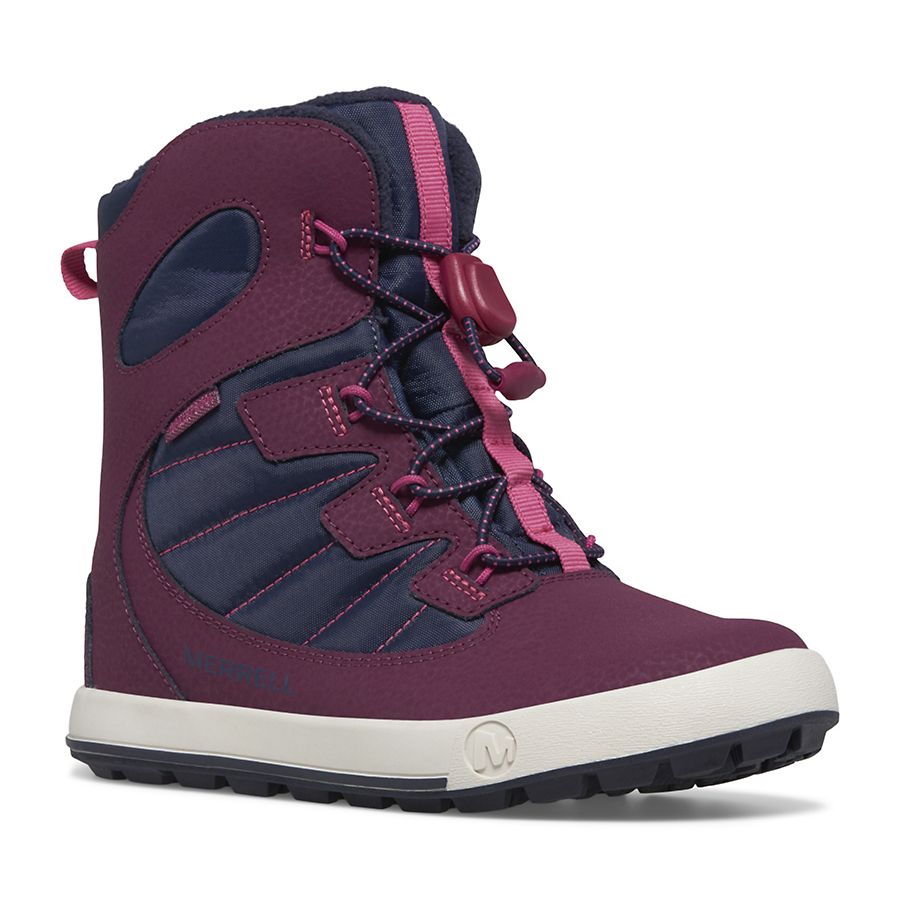 Merrell Navy Berry Snow Bank 4.0 Waterproof Boot - Shop Now!