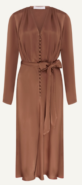 Meryl Light Brown Dress