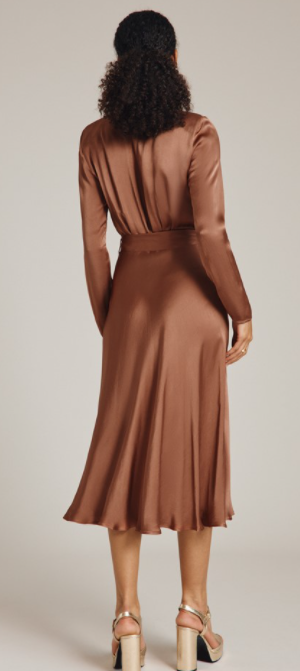 Meryl Light Brown Dress