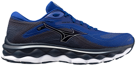 Mizuno Wave Sky 7 D Width - Surf the Web/Silver/Dress Blues Mens