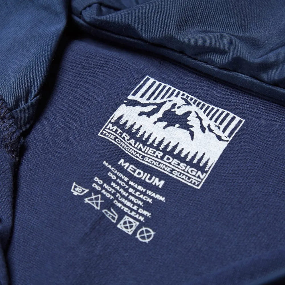 Mt. Rainier Design Pullover Hooded SweatDark Navy