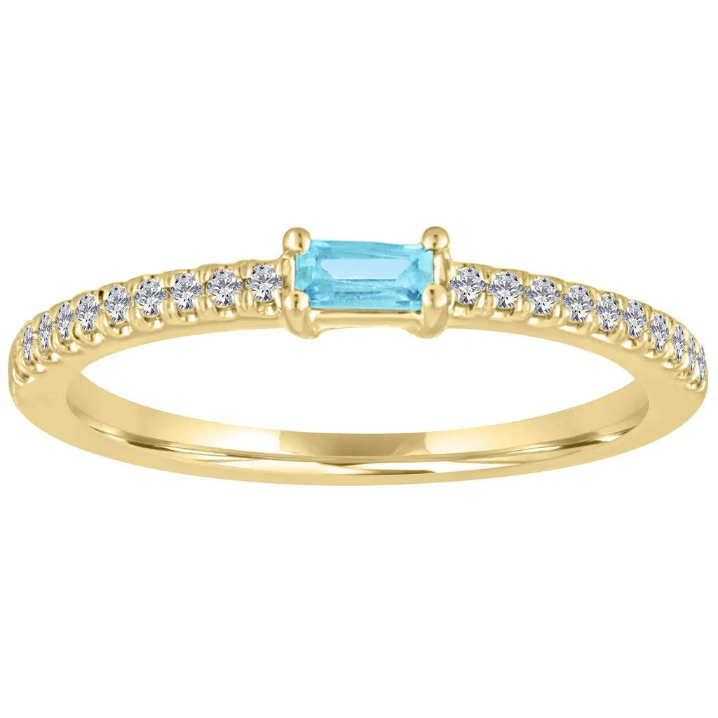 My Julia Baguette Aqua Diamond Ring Story