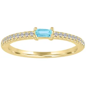 My Julia Baguette Aqua Diamond Ring Story