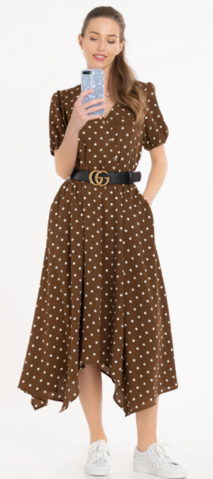 Nana Hanky Hem Dress can be rewritten in a more Google SEO friendly manner as Hem Dress with Nana Hanky design.