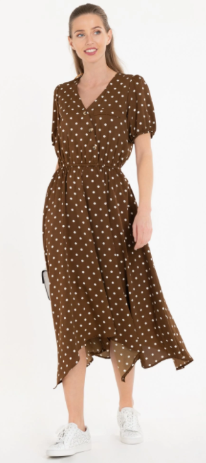 Nana Hanky Hem Dress can be rewritten in a more Google SEO friendly manner as Hem Dress with Nana Hanky design.