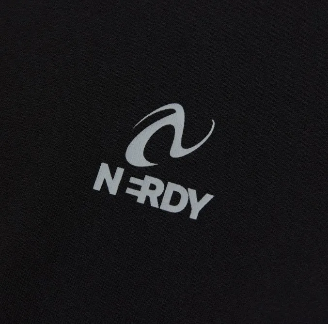 Nerdy Unisex Logo Sweatshirts with Long Sleeves