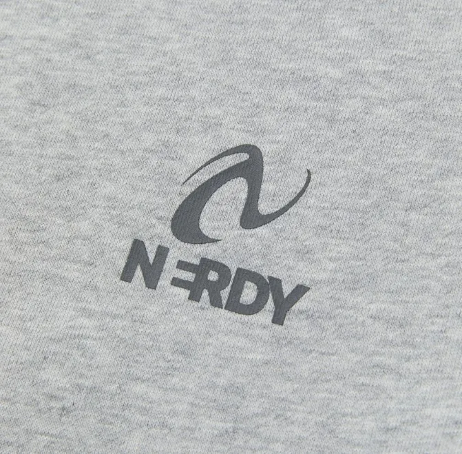 Nerdy Unisex Logo Sweatshirts with Long Sleeves