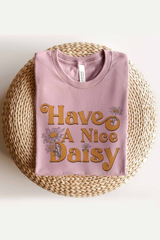 Nice Daisy Graphic Tee Plus Size