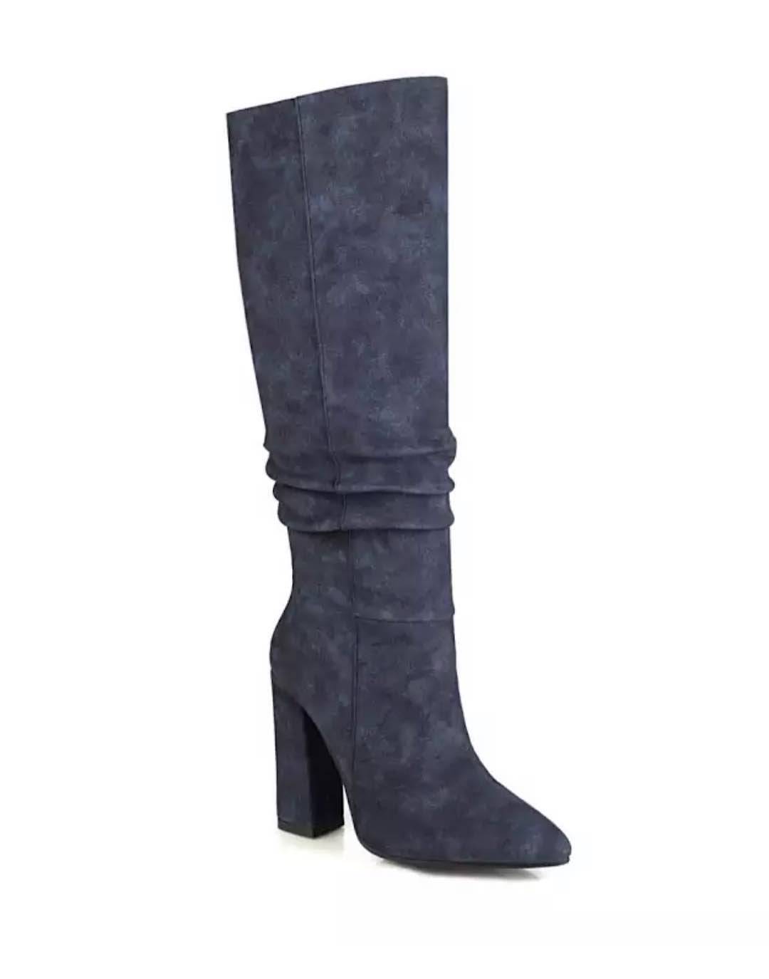 Nubuck Soft Under the Knee Boots