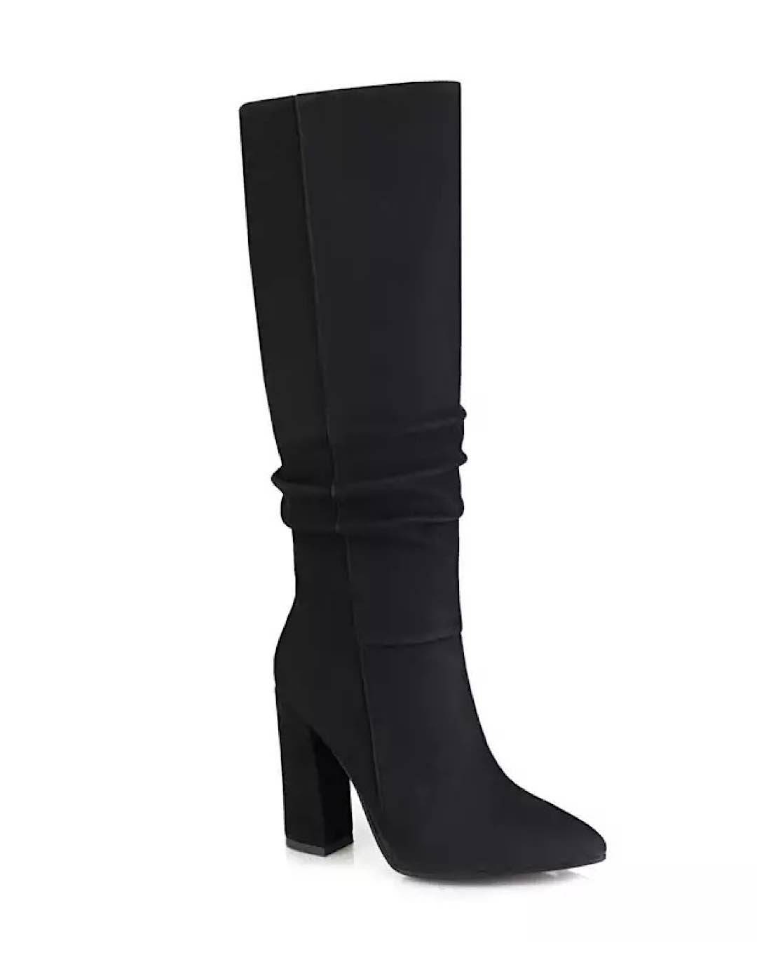 Nubuck Soft Under the Knee Boots