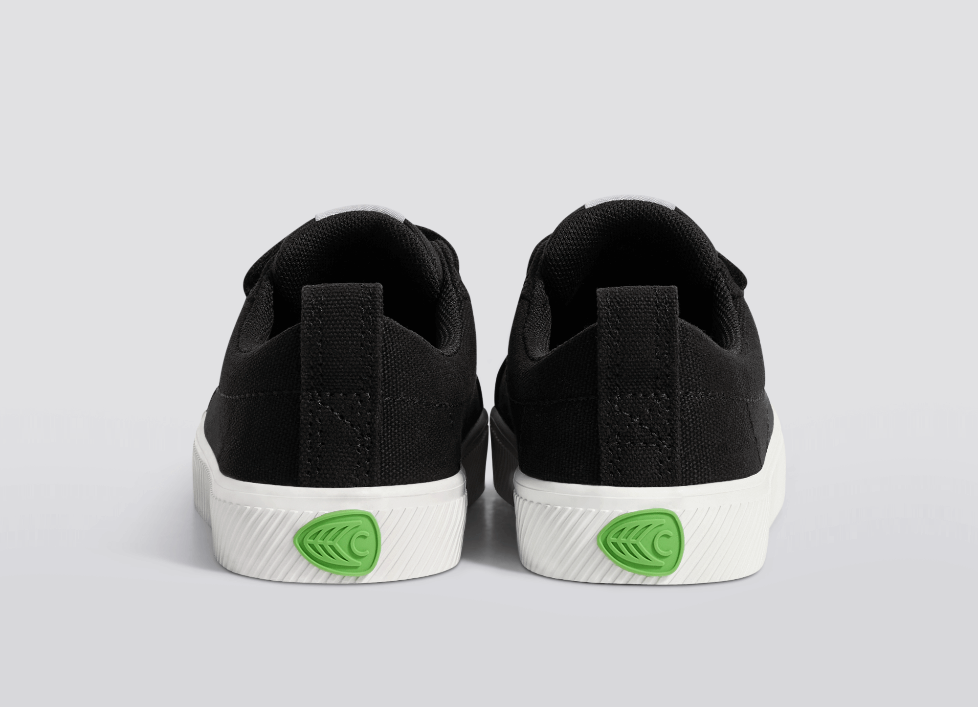 OCA Low Black Canvas Shoes for Kids