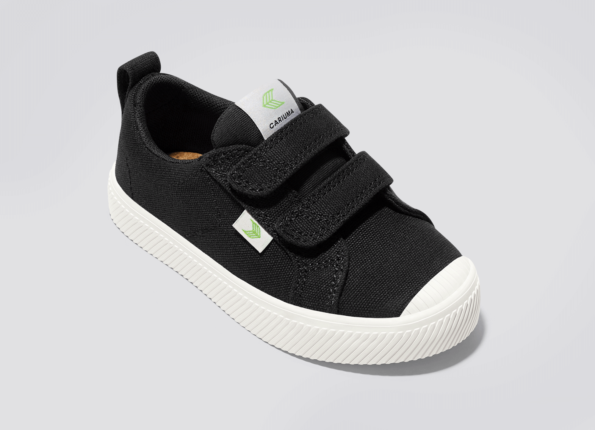 OCA Low Black Canvas Shoes for Kids