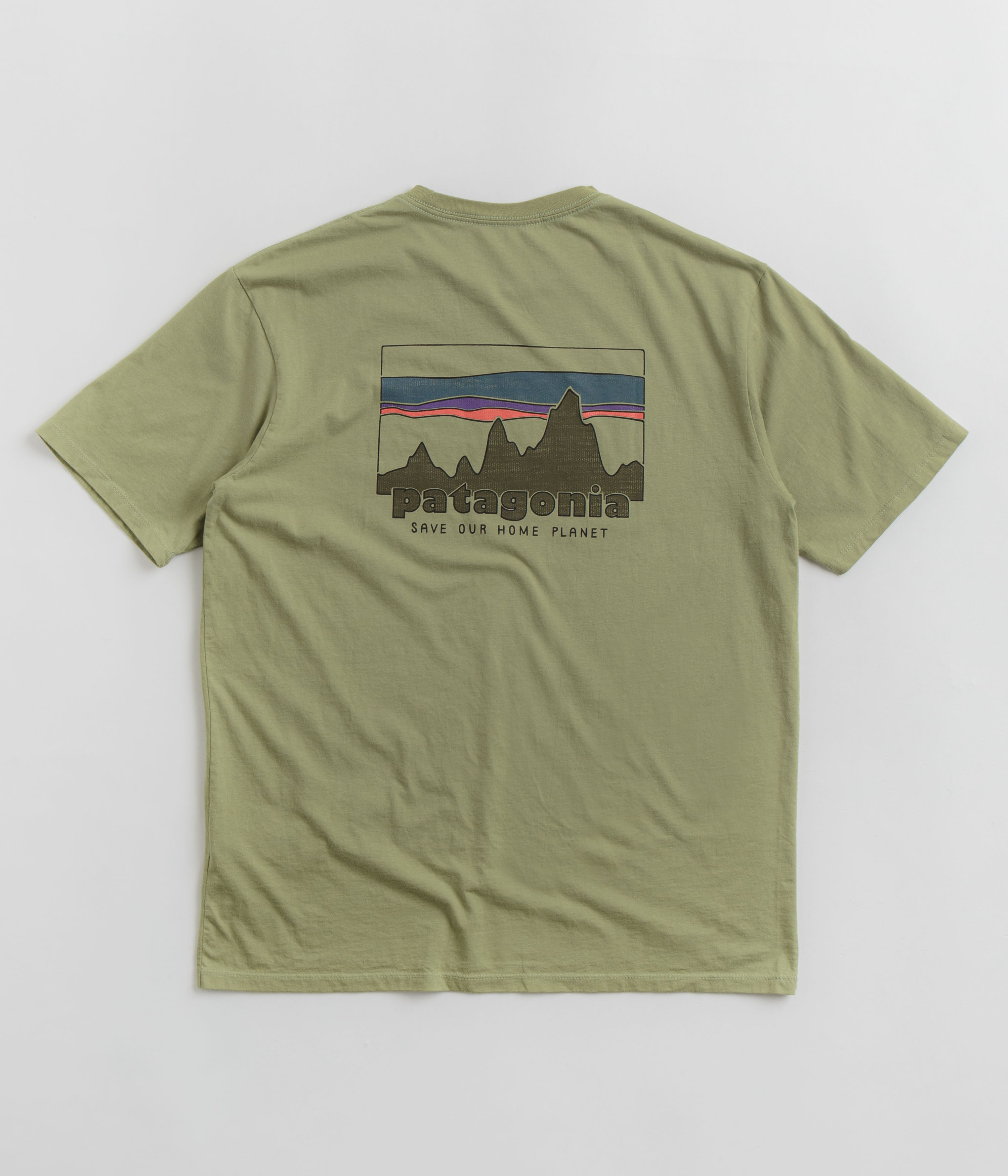 Patagonia 73 Skyline Organic T-Shirt - Green