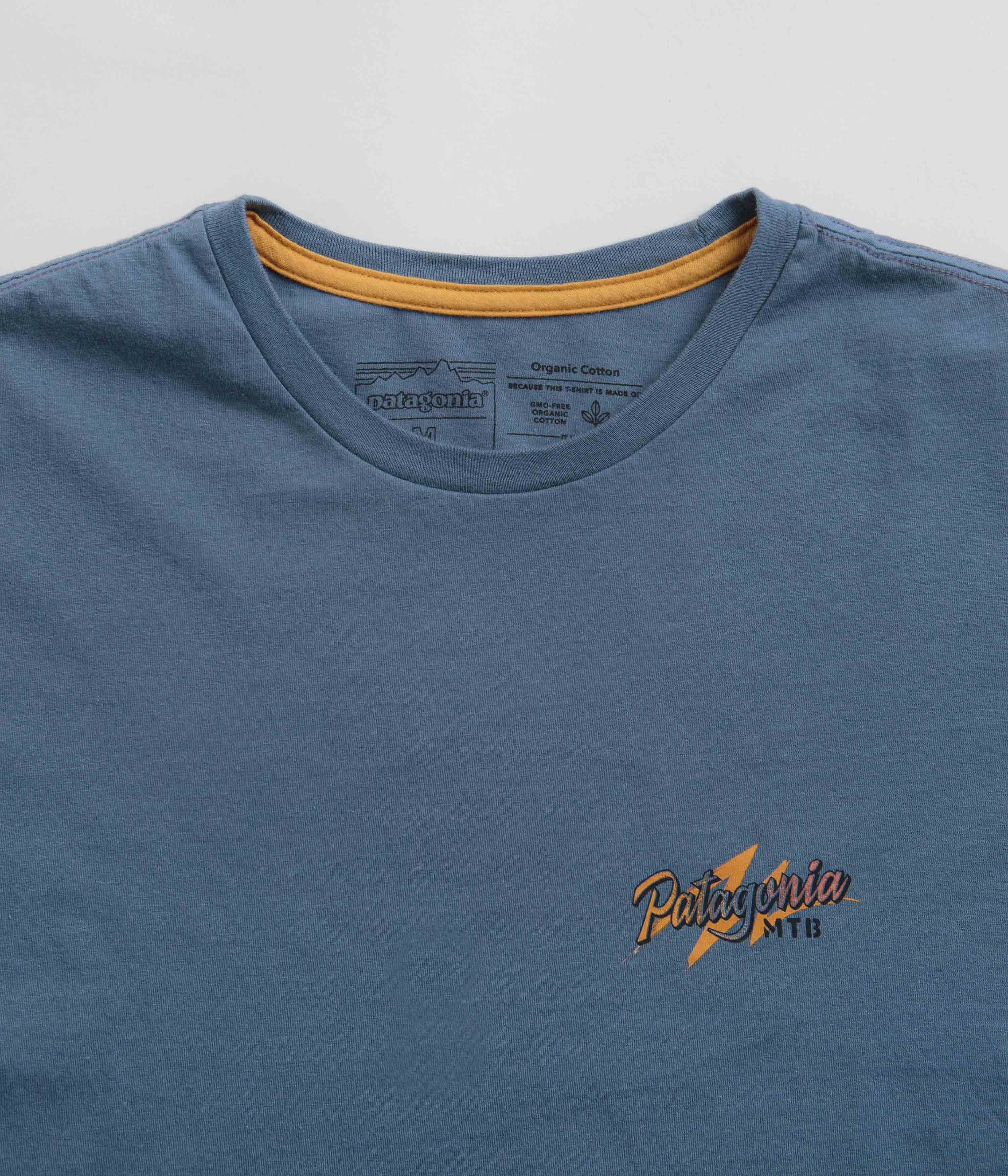 Patagonia Trail Hound Organic T-Shirt - Utility Blue - Buy Online Now