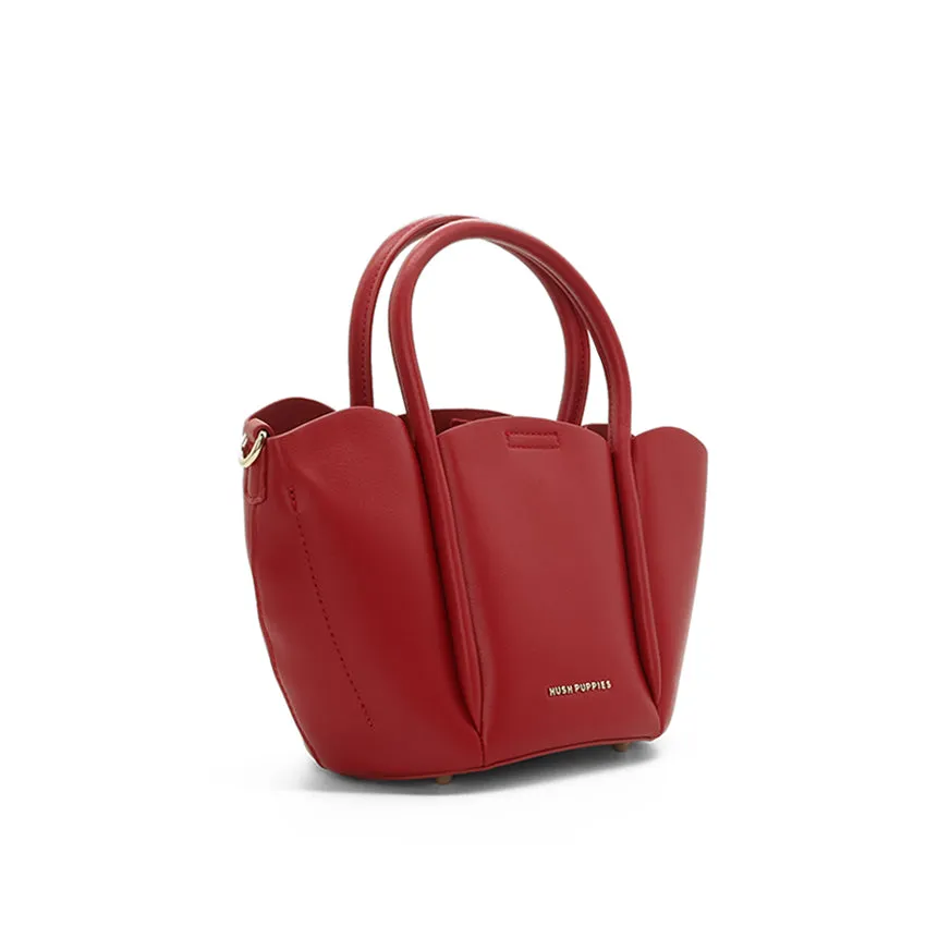 Petal Satchel Women's Bag Red.