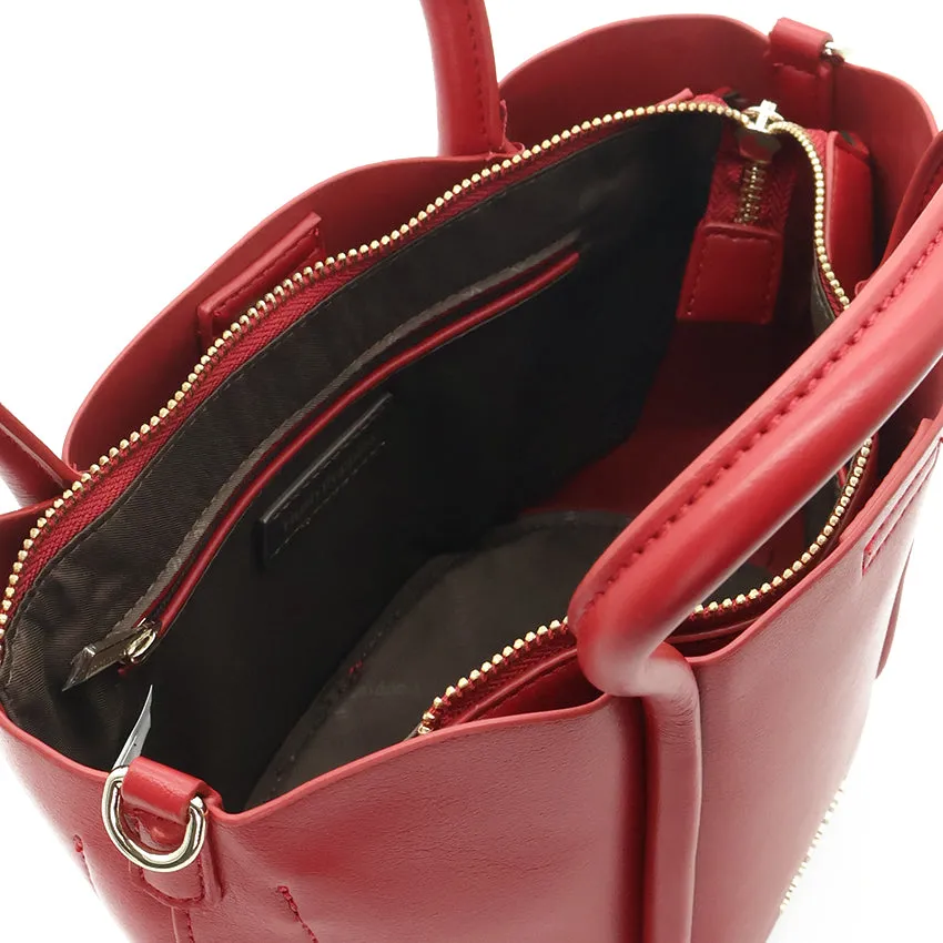 Petal Satchel Women's Bag Red.