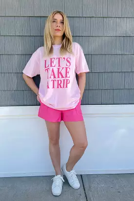 Pink Travel T-Shirt for Girls